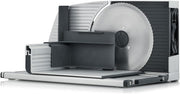 GRAEF. MYtiny MT1000 - Cortadora universal plegable, fabricada en Alemania, totalmente metálica, cuchilla de filo ondulado de 170 mm, grosor de corte 0-15 mm, motor de bajo consumo de 170 W, cortadora de pan plegable, compacta, color plata