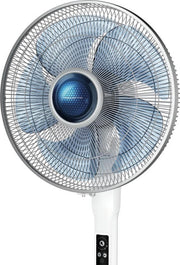 Ventilador de pie Rowenta VU5870 Turbo Silence Extreme+ | Mando a distancia | 5 velocidades | Desconexión automática | Temporizador | Oscilación automática | Altura regulable, blanco
