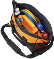 Juego de bomba de vacío BACOENG para aire acondicionado, ideal para carga de refrigerante HVAC/automotriz, kit de llenado de aire acondicionado para vehículos, compatible con R134A R410A R407C R32