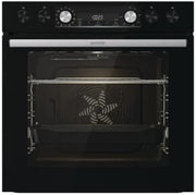 Set de horno empotrable Gorenje con aire caliente Inox Set 4 con placa vitrocerámica / 77 litros / ExtraSteam / GentleClose & Open / EcoClean / AirFry / PizzaMode / PerfectGrill / guías telescópicas / aspecto inox