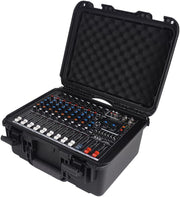 Mesa de mezclas autoamplificada profesional de 8 canales X-960D con amplificador de alta potencia, consola de sonido todo en uno para altavoces pasivos de 15", 99 efectos DSP, ecualizador gráfico de 7 bandas, Bluetooth/USB, alimentación phantom de 48 V