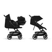 Cybex Gold Silla de paseo BEEZY All Terrain Magic Black, ergonómica, plegado compacto, sistema de arnés con una sola mano