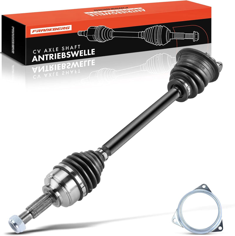 Eje de transmisión Frankberg para caja de cambios manual sin anillo ABS, eje delantero izquierdo, compatible con Twingo II CN0 1.2L 2007-2025, reemplaza n.º 8201235782