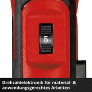 Cepillo de superficies a batería Einhell PICOBELLA 18/215 Power X-Change (18 V, multifuncional, conexión de manguera de jardín integrada, incl. cepillo MEDIUM, sin batería)