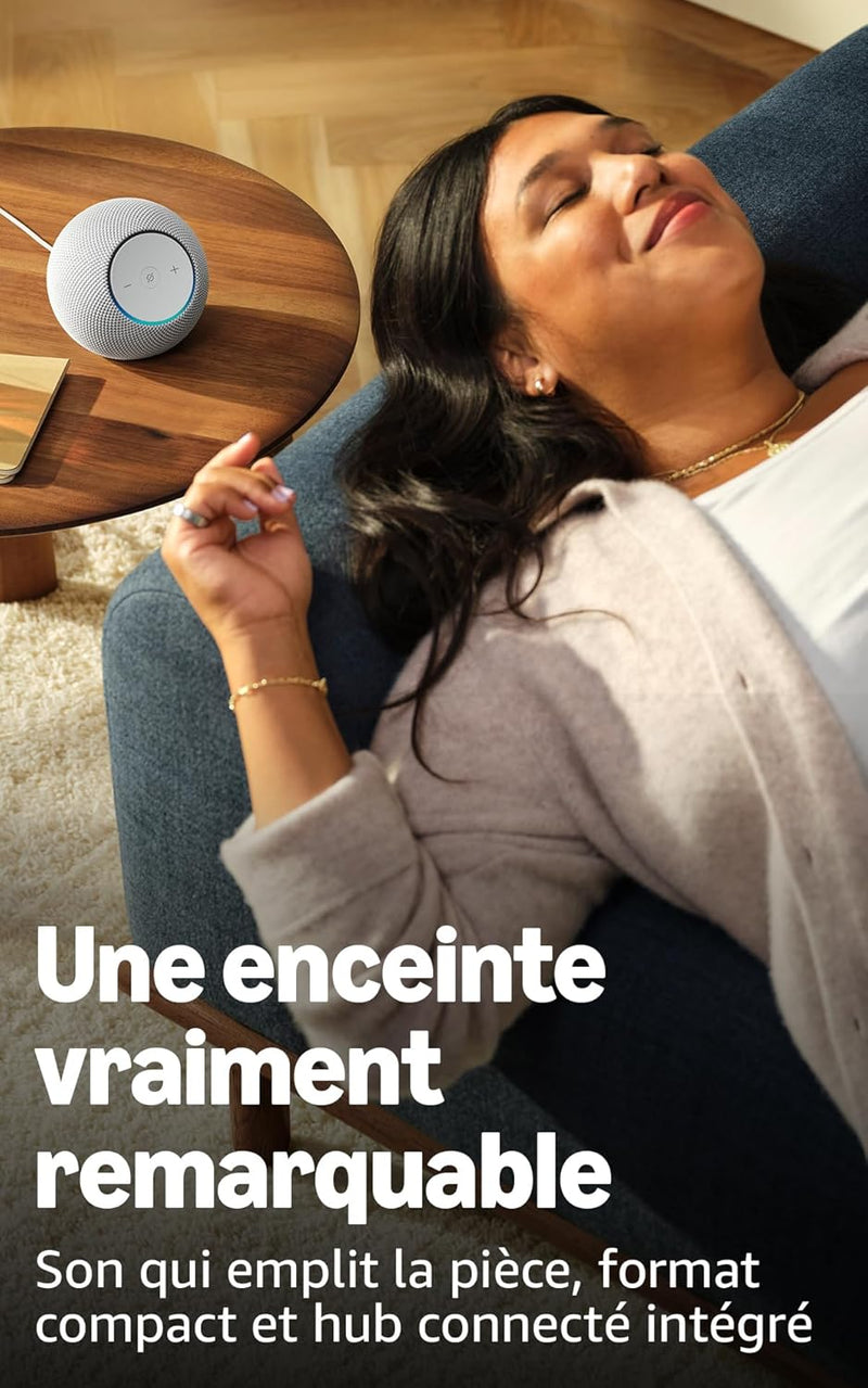 Amazon Echo Dot Max (nueva generación): altavoz con Alexa, sonido que llena la estancia y hub doméstico integrado, color antracita