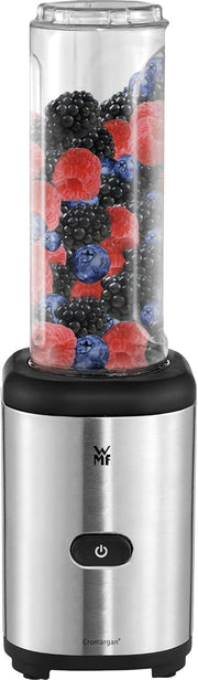 WMF Kult Pro Batidora multifunción de alta potencia, 30.000 rpm, licuadora para smoothies, batidora de vaso, función para picar hielo, 4 vasos mezcladores incl. tapa To-Go