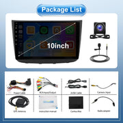 Autoradio 2G+32G para Mercedes-Benz Vito 2004-2011/2010-2015 con Carplay inalámbrico y Android Auto, Android 13 10.1'' Radio de coche con BT GPS WiFi Mirror Link FM/RDS EQ SWC