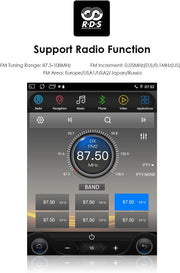 Autorradio Android 14 con pantalla vertical de 9,7" para Peugeot 407 2004-2011, compatible con Carplay / Android Auto, mandos en el volante, WiFi, 4G, AM/FM, 4 núcleos, 2GB de RAM