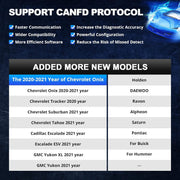 Escáner de diagnóstico para coche Thinkcar ThinkDiag 2, funciones OBD-II con 15 reinicios para sistemas completos, Bluetooth 5.0 compatible con protocolo CAN-FD, 1 año de actualización gratuita