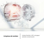 Corberó - Lavadora de carga superior 6.5kg | CLACSM6524 | 1200 RPM | 16 programas, función vapor, ECO, limpieza de tambor | Inicio diferido | Lavado rápido | Planchado fácil | Indicadores LED | Blanco