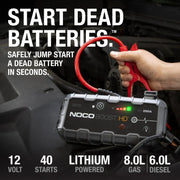 NOCO Boost HD GB70 2000A 12V UltraSafe Arrancador portátil de litio