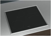 Siemens EQ211KAAB Set de horno empotrable iQ300, combinación de horno y placa integrable de 60 cm de ancho, precalentamiento rápido, esmalte brillante color granito, aire caliente 3D, zona para asados, negro