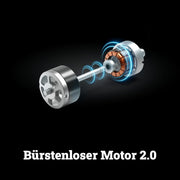 Soplador de hojas inalámbrico WORX Nitro 40V WG585E - motor sin escobillas - 3 velocidades y modo turbo - velocidad del aire de 266 km/h - caudal de aire de 1053 m³/h - incluye 2 baterías de 4 Ah y cargador dual rápido de 4 A