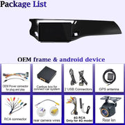 Android 15 Autorradio Pantalla Táctil de Navegación 9 Radio GPS para Citroen C3 DS3 2010-2016, Bluetooth USB Cámara de Coche Plug and Play Compatible con Control del Volante, 4 Núcleos WiFi 2G+32G