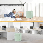 Mininevera silenciosa TZS First Austria | Diseño retro | Capacidad de refrigeración ajustable | Manilla de puerta | Sistema de refrigeración termoeléctrico | 40L | crema