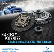 SACHS 2290 601 005 Kit de embrague DMF con CSC para Volkswagen Polo II (9N_, 9A_) 2001-2014 y otros vehículos