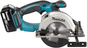 Sierra circular inalámbrica Makita 51 mm, (18 V/5  Ah, 2 baterías y cargador en Makpac), DSS501RTJ, negro, azul