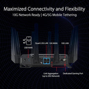 ASUS ROG GT-BE98 - Router gaming Wi-Fi 7