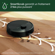 iRobot Roomba Combo 405 Plus Robot + Base AutoWash - Base multifunción - Lavado y secado de mopas - LiDAR Clearview - 75 días de autovaciado - Doble lavado con SmartScrub - Negro