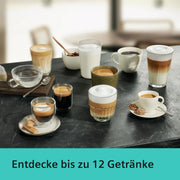 Cafetera superautomática EQ6 plus s700 TE657503DE con sistema de leche, 12 bebidas, pantalla táctil, molinillo de cerámica, 1,7 l
