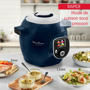 Cookeo+ 150 recetas Azul, con cucharón incluido