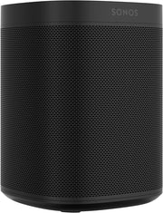 Altavoz inteligente Sonos One, negro – Altavoz Wi-Fi inteligente con control por voz Alexa, Google Assistant y AirPlay – Altavoz multiroom para streaming de música ilimitado