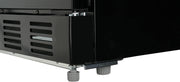 METRO Professional Refrigerador de bebidas GSC4280B, metal/vidrio, 280 L, refrigeración ventilada, 210 W, con cerradura, negro