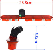 Cámara de visión trasera con tercera luz de freno para Peugeot Expert/Traveller, Citroën Jumpy/Space Tourer/Dispatch, Toyota ProAce (desde 2016) Cámara de visión trasera (Kit de soporte 7 n.º 1)