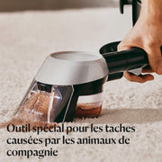 BISSELL SpotClean Pet Pro, Limpiador de tapicerías, potente motor de 750W, ideal para dueños de mascotas, limpiador de alfombras, moquetas, muebles, tejidos, coche y más, 15585