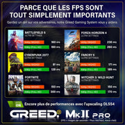 Greed® MK2 Pro - PC Gamer de gama alta - Intel Core i7-12700F + Nvidia Geforce RTX 5070 - Ordenador rápido + PC Gaming 4K - 4,9 GHz - 32GB RAM DDR4 - Refrigeración líquida - 1TB SSD - WLAN + W11 Pro