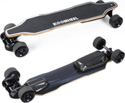 Patineta eléctrica con control remoto OLED, motor dual de 2000 W, 45 km/h máx., autonomía de 30 km, resistente al agua IPX4