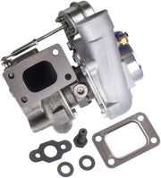 Turbocompresor universal GT25 GT28 T25 T28 GT2871 GT2860 0.6A/R compatible con 400HP+, refrigerado por agua, A/R.60.64, cojinete de empuje, turbina portada.