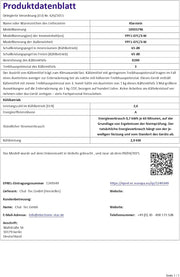 Aire acondicionado portátil Klarstein con manguera de escape, unidad 4 en 1 con ventilador, deshumidificador y modo nocturno, aire acondicionado pequeño y portátil para el hogar y la oficina, bajo consumo, 9000 BTU