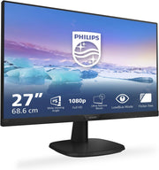 Monitor Philips Serie V LCD Full HD 273V7QJAB/00 - Pantallas planas para PC (68,6 cm (27"), 1920 x 1080 píxeles, Full HD, LED, 5 ms, Negro)