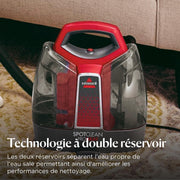 BISSELL SpotClean ProHeat, Limpiador de Tapicerías, Motor Potente de 330 W, Diseño Compacto, con Tecnología HeatWave, Limpiador para Alfombras, Moquetas, Muebles, Telas, Coche y Más, 36988