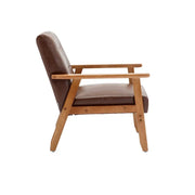Juego de 2 sillas decorativas de estilo moderno de mediados de siglo con mesa auxiliar