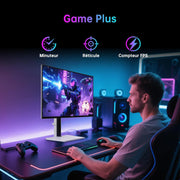 Monitor Gaming KTC 4K de 27 pulgadas, modo dual 4K@160Hz / FHD@320Hz con cambio fluido, panel IPS rápido, 1ms, HDR400, Adaptive Sync, 125% sRGB, 97% DCI-P3, ΔE