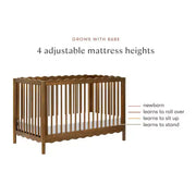 Cuna convertible 4 en 1 Swell de Babyletto con kit de conversión para cama infantil