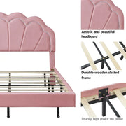 Juego de dormitorio de 2 piezas, cama de plataforma Full con luces LED y otomana de almacenamiento