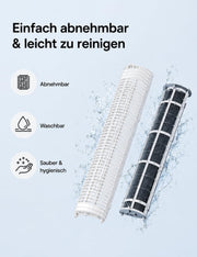 Ventilador de torre DREO con refrigeración silenciosa, ventilador con refrigeración por agua, enfriador de aire de 102 cm, enfriador evaporativo con función de oscilación de 80°, 3 modos, 4 velocidades, mando a distancia, blanco