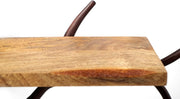 Estantería de pared Kobolo - Rama - 3 niveles - 71x20x56 cm - Hierro y madera