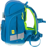 LÄSSIG Set de mochila escolar de 7 piezas para niños/School Set Boxy Unique Negro