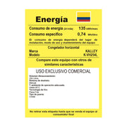 Congelador Blanco 2026 de 254 Litros y 125,5x89 cm con Dos Compartimientos