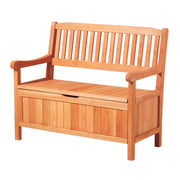 VEVOR Banco de jardín, banco con arcón de almacenamiento, banco de almacenaje, capacidad de carga de hasta 328 kg, asiento de jardín y decoración para porche, para terraza, jardín, balcón, 106,5x58,5x90,1 cm