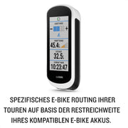 Garmin Edge Explore 2 - GPS-ciclocomputador para cicloturismo y e-bikes, pantalla táctil de 3", fácil manejo, rutas específicas para e-bikes, mapa de Europa preinstalado y hasta 16 horas de autonomía