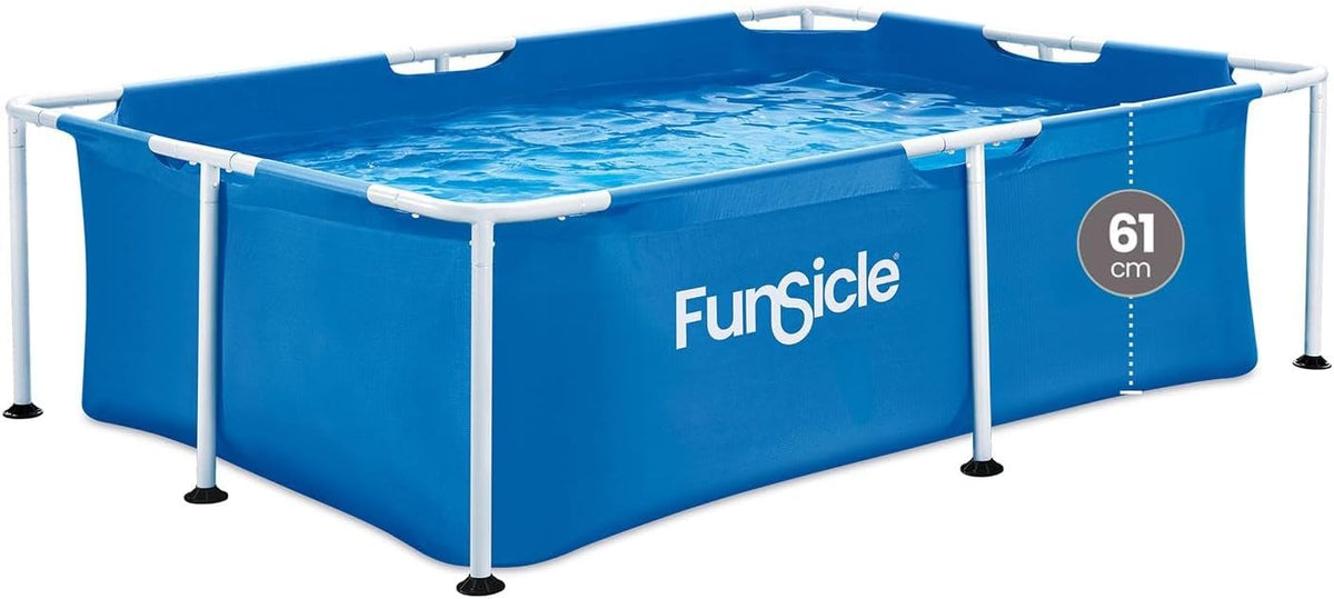 Piscina rectangular con estructura tubular FUNSICLE 2,13 m x 1,52 m x 0,61 m