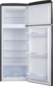 Frigorífico/Congelador Retro Amica KGC 15632 T / Azul hielo (Turquesa) / 144 cm (Al) x 55 cm (An) x 62 cm (Pr) / Diseño retro / Frigorífico con congelador