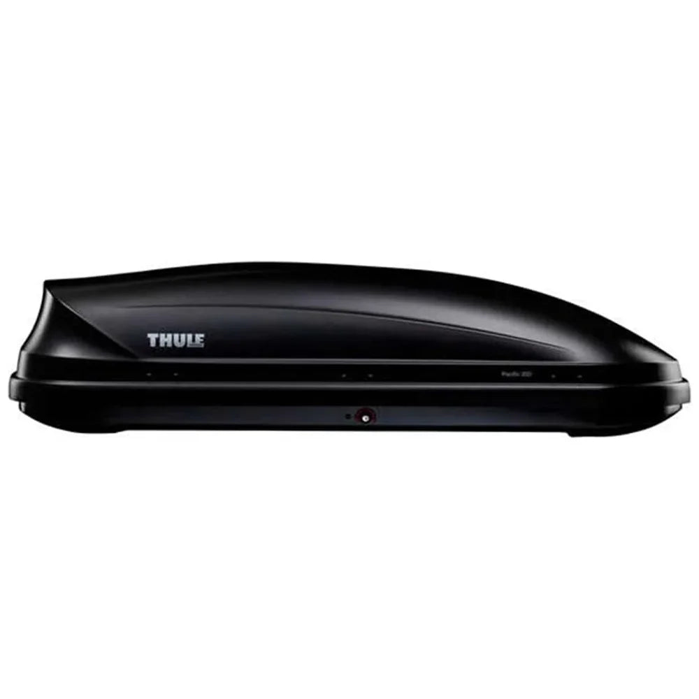 Cofre de techo Pacific 200 631215 410L antracita, carcasa rígida, 175x82x45 cm, ABS PP, sistema FastGrip para coche