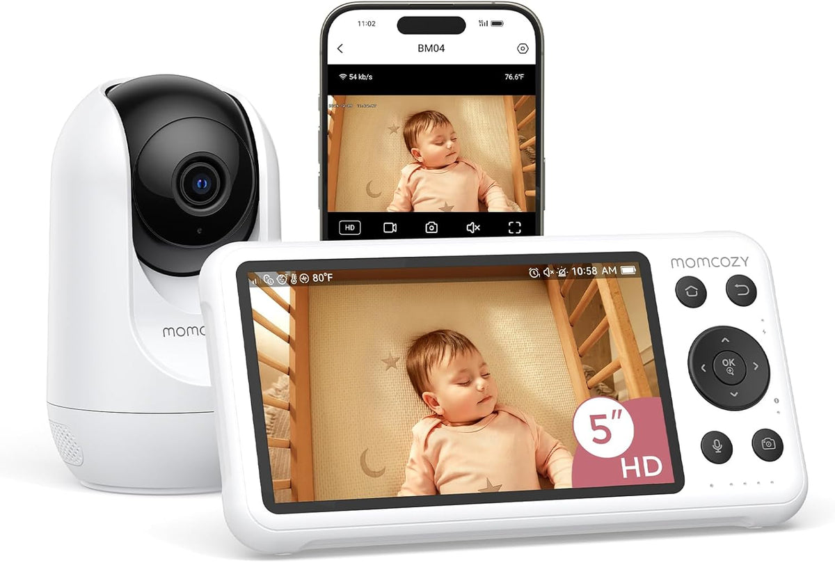 Monitor de bebé WiFi Momcozy