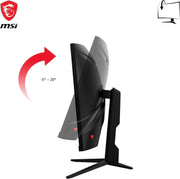 Monitor Gaming curvo MSI G2422C Full HD de 23,6" - Panel VA 1500R 1920 x 1080, 180 Hz / 1 ms, Adaptive Sync - DP 1.2a, HDMI 2.0b CEC